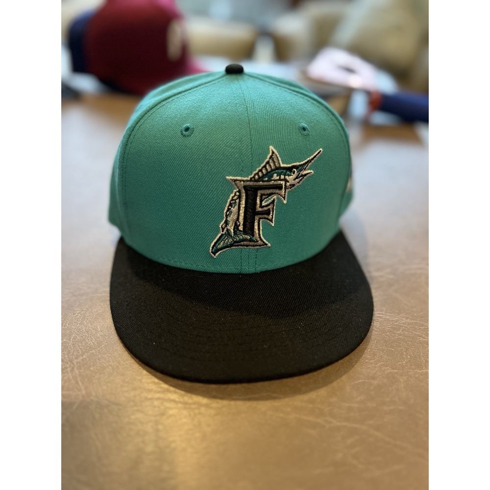 New Era 59 Fifty 1997 World Series Florida Marlins Fitted Hat 7 1/4‎